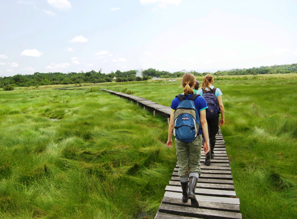 Sempaya hot springs nature walk in Semuliki National Park