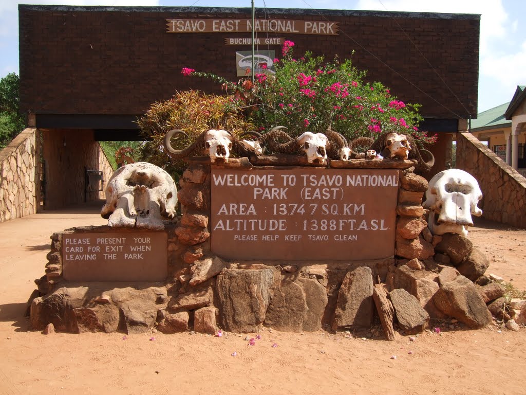 Tsavo National Park Gates