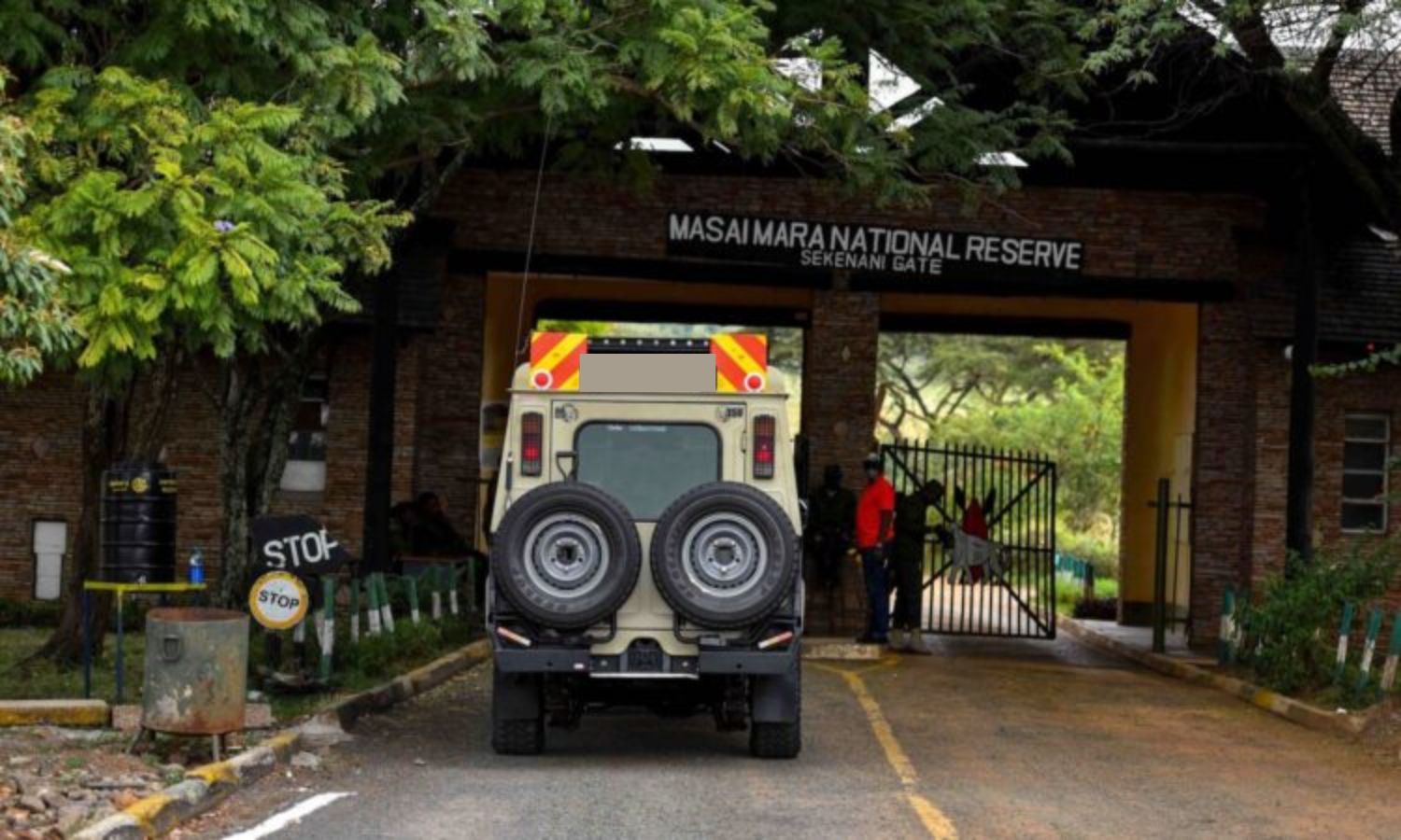 Entry Gates To Masai Mara