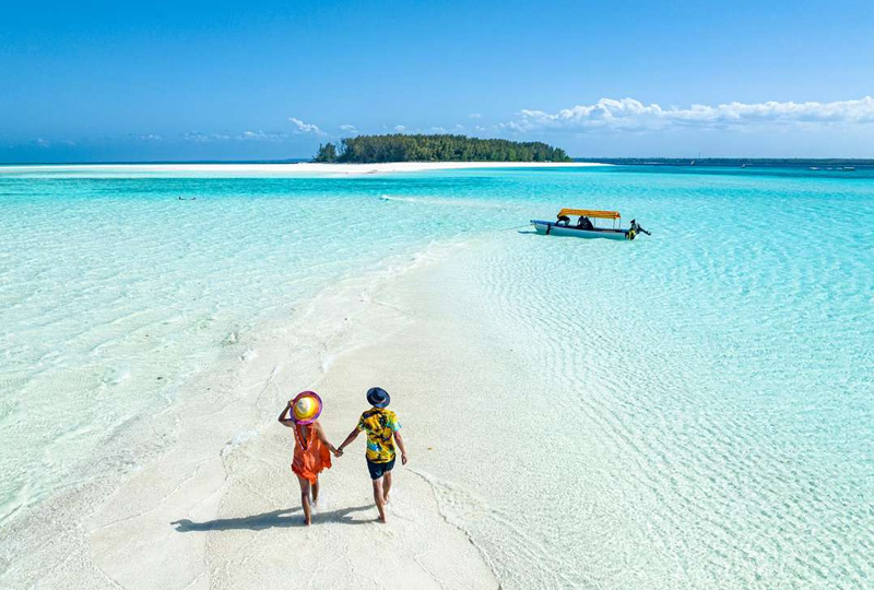 Stunning Zanzibar Beach Walk